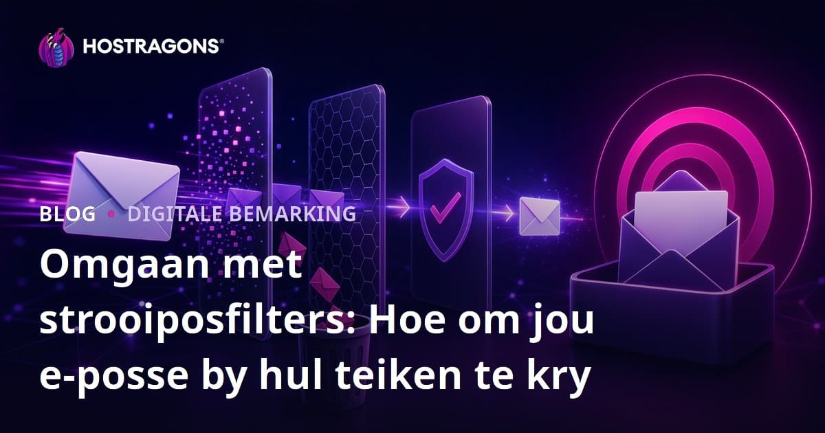 Hanteer Spam Filtre: Maak seker jou E-posse Kom Aan