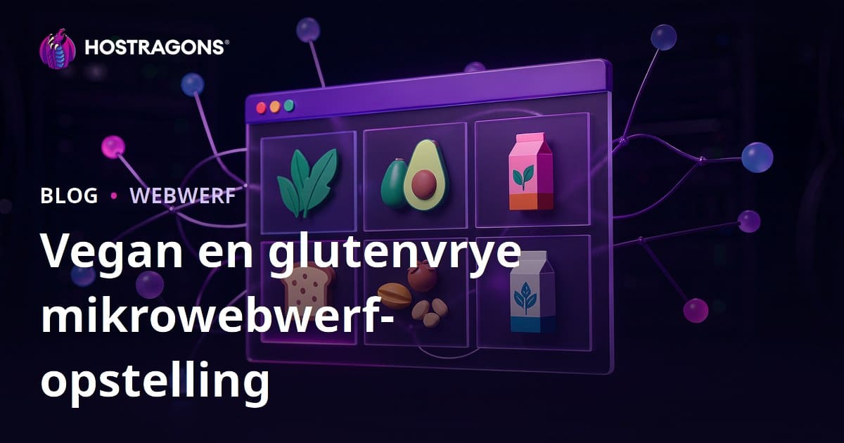 Mikro-Nis Webwerf Oor Vegan Voeding en Glutenvrye Produkresensies