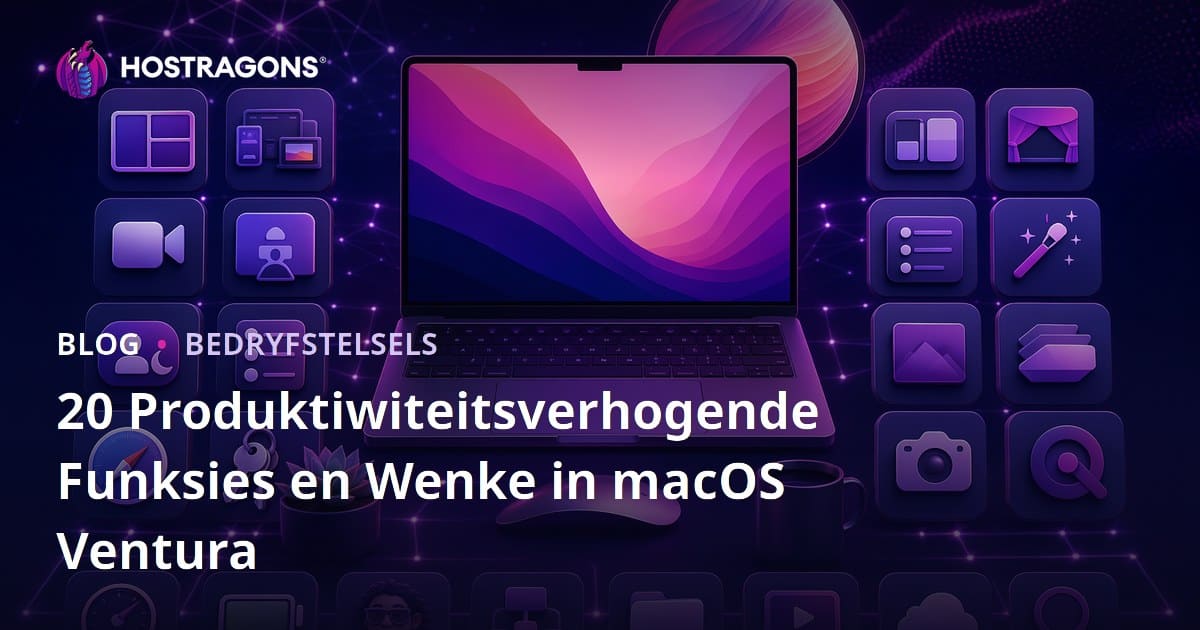 20 Produktiwiteitsverhogende Funksies en Wenke in macOS Ventura