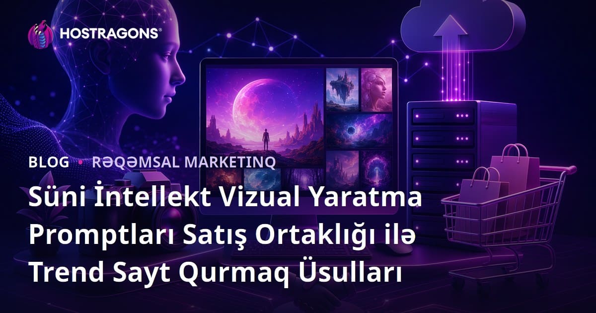 Süni İntellekt Vizual Yaratma Promptları Satış Ortaklığı ilə Trend Sayt Qurmaq Üsulları