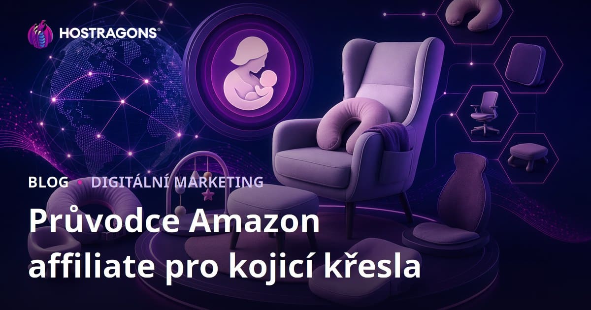 Amazon affiliate průvodce: Kojící křesla a ergonomické produkty pro miminka