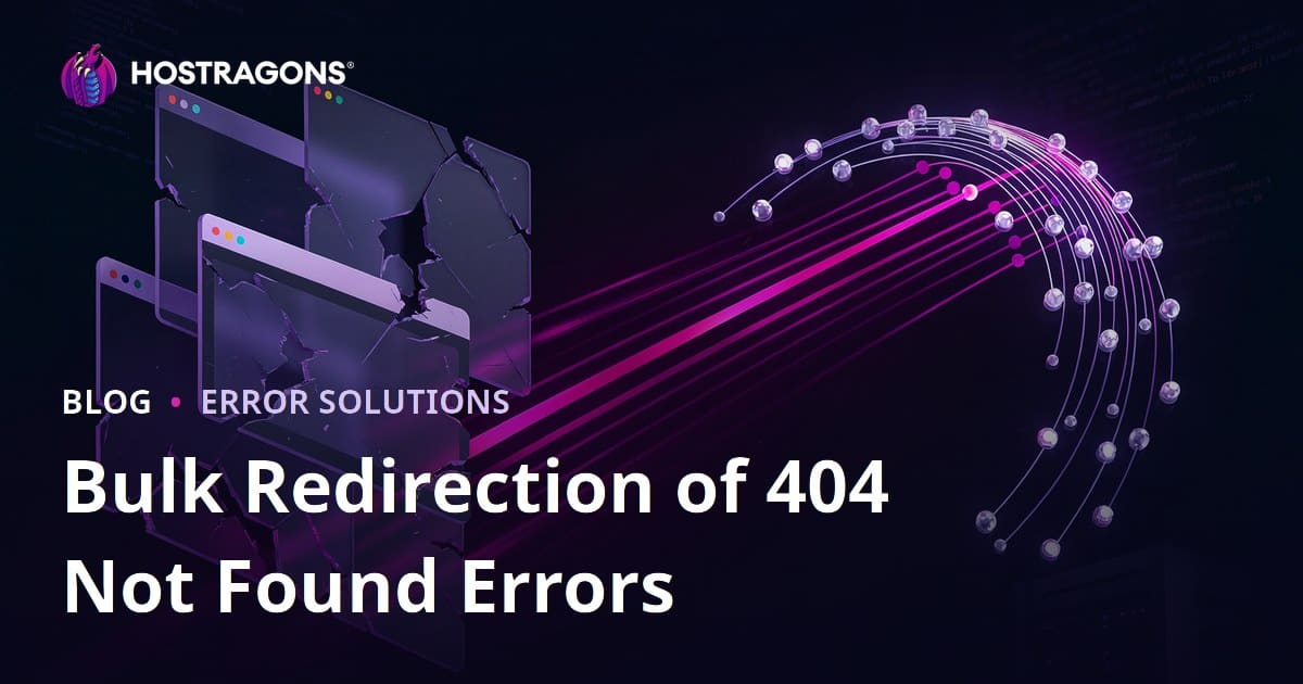 How to Bulk Redirect 404 Errors Without Hurting SEO