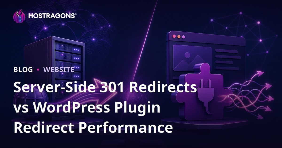Server-Side 301 Redirects vs WordPress Plugin Redirect Performance