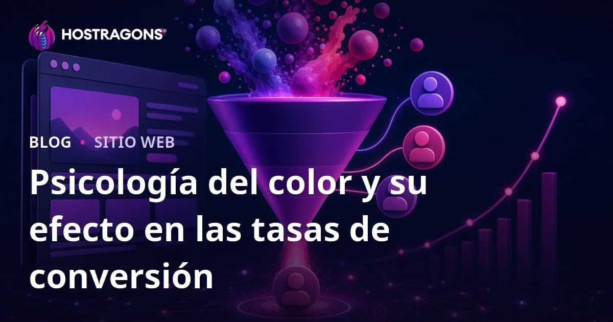Psicología del color y su efecto en las tasas de conversión