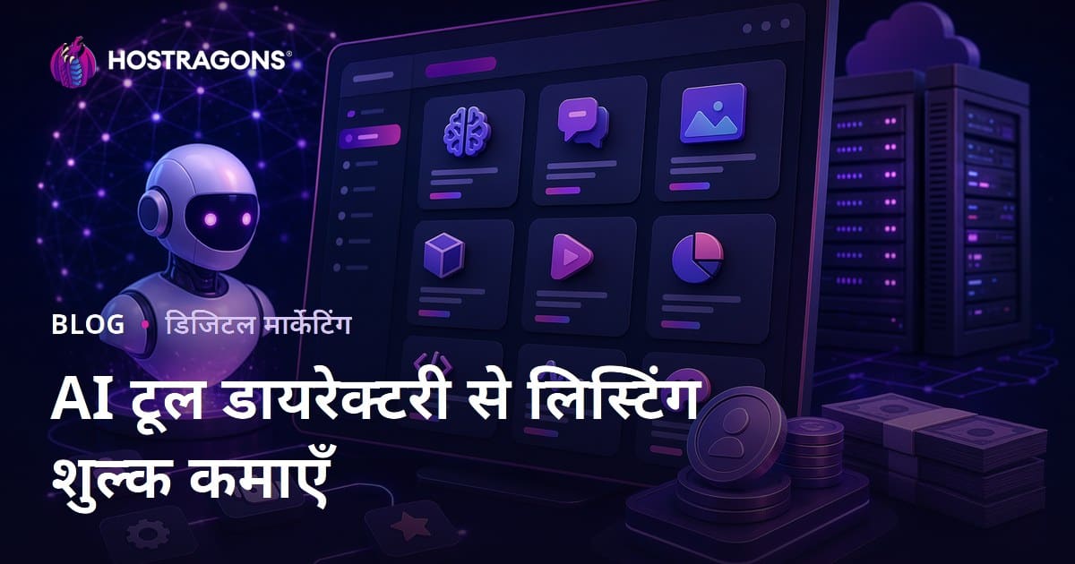AI टूल डायरेक्टरी वेबसाइट बनाकर सूचीकरण शुल्क से आय कैसे बढ़ाएं