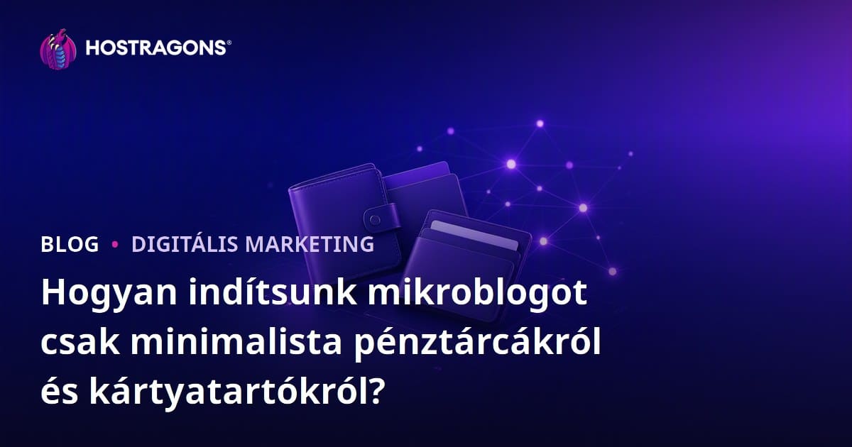 Hogyan indítsunk mikroblogot csak minimalista pénztárcákról és kártyatartókról?