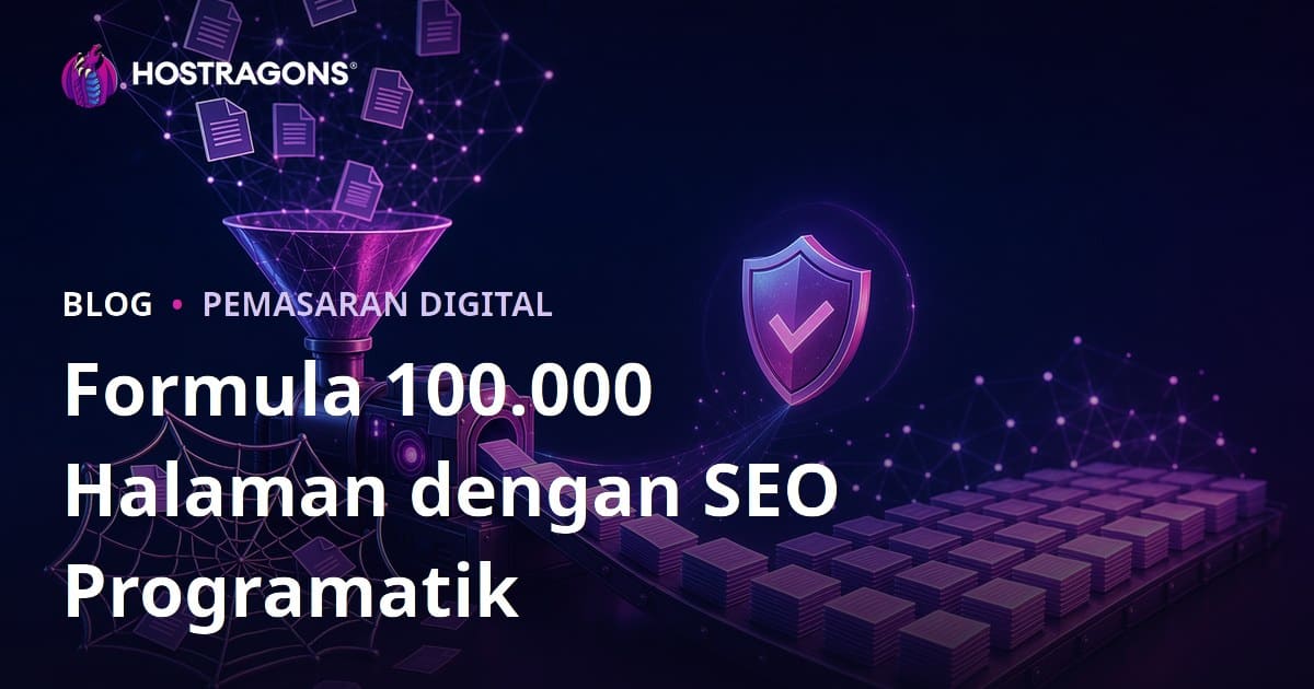 Formula Produksi 100.000 Halaman Tanpa Terjebak Dalam Konten Duplikat di SEO Programatik