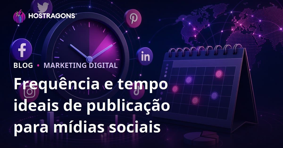 Frequência e tempo ideais de publicação para mídias sociais