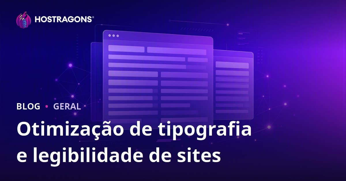 Otimização de Tipografia e Legibilidade em Sites