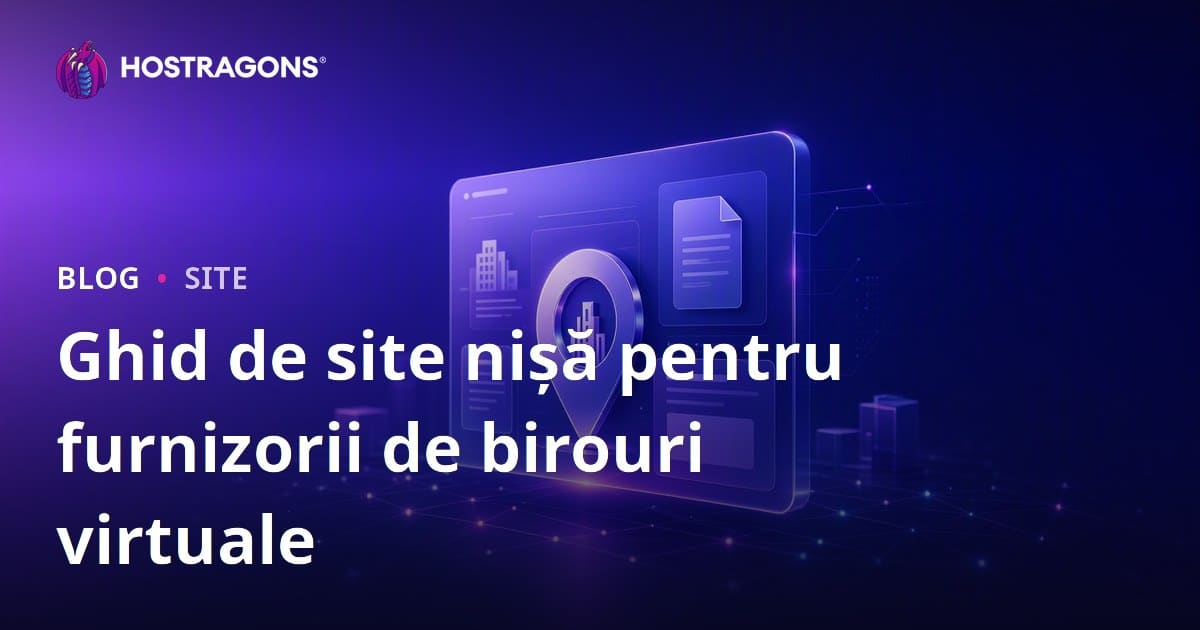 Site de Nisa Corporativă pentru Furnizori de Birouri Virtuale și Adrese Legale
