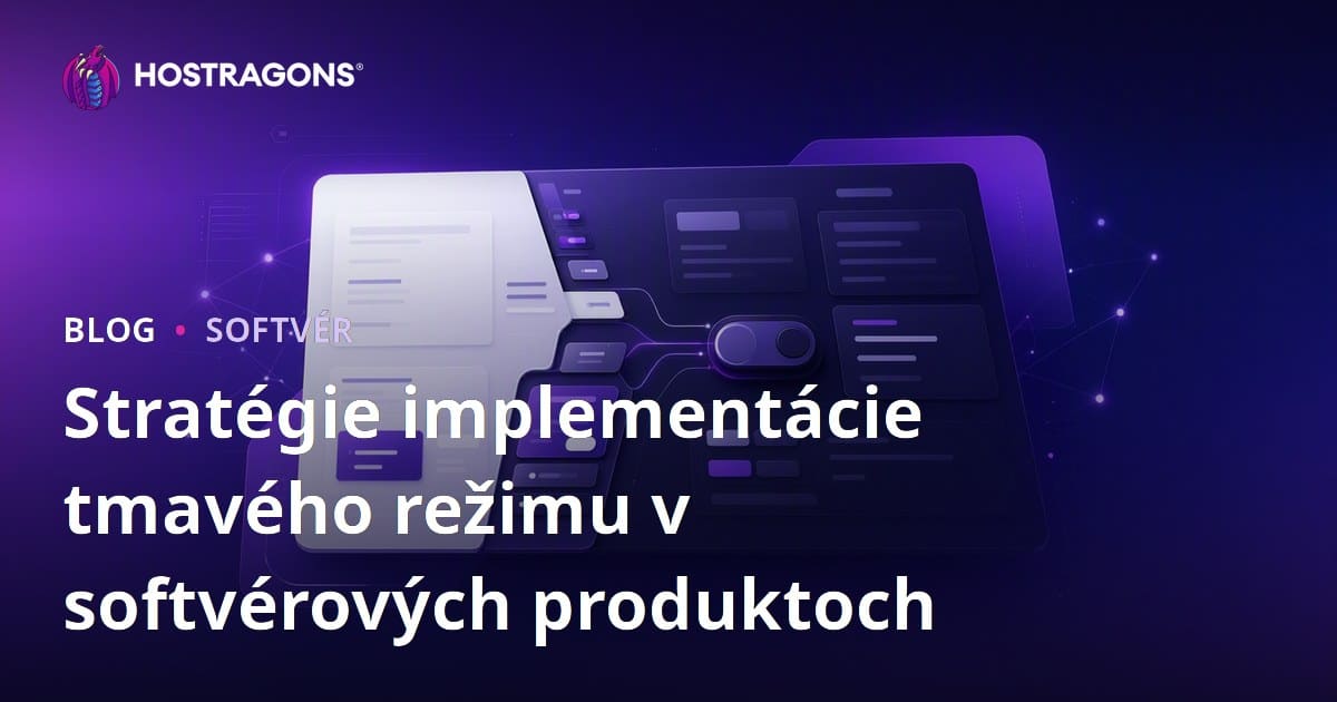 Stratégie implementácie tmavého režimu v softvérových produktoch