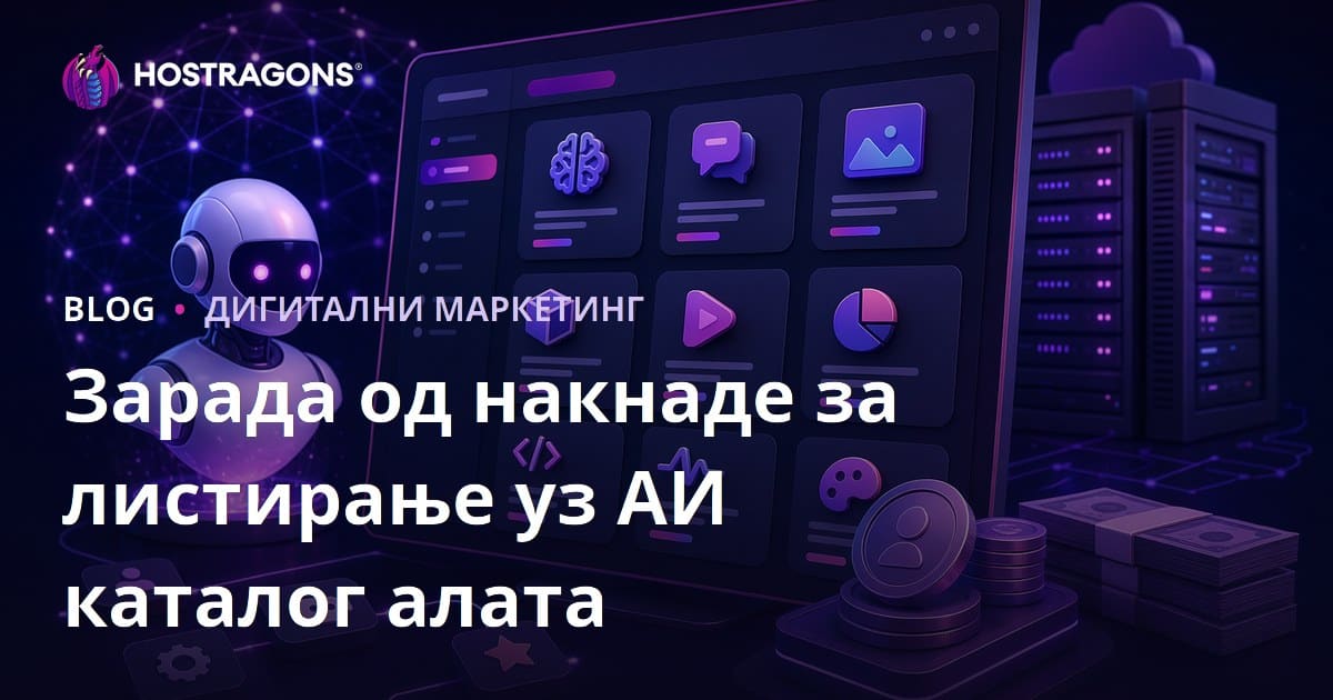 Директоријум алата за вештачку интелигенцију: Како зарадити од плаћеног листинга