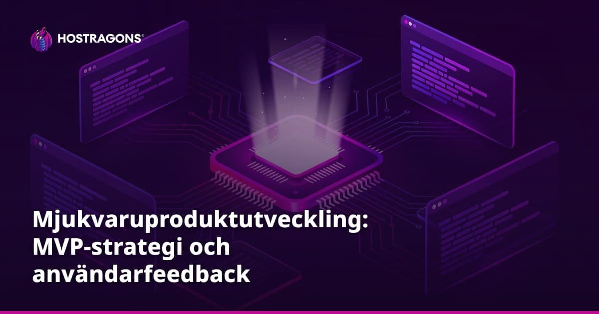 Mjukvaruproduktutveckling: MVP-strategi och användarfeedback