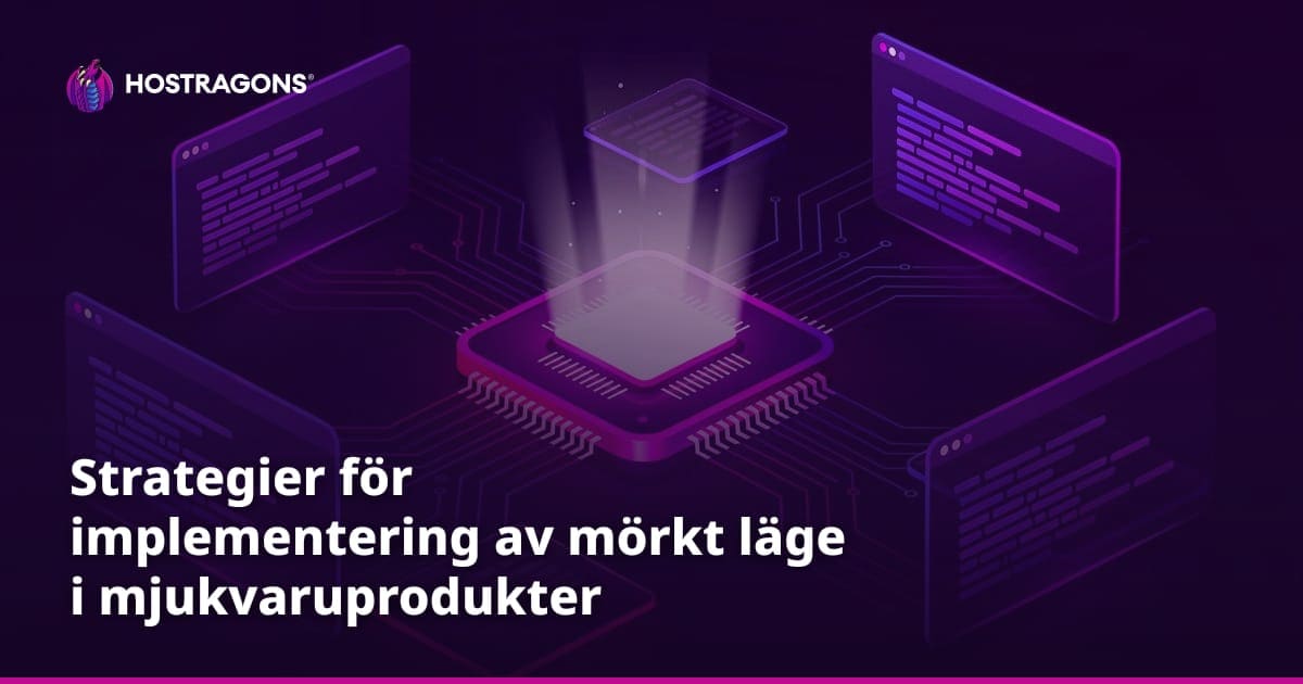 Strategier för implementering av mörkt läge i mjukvaruprodukter