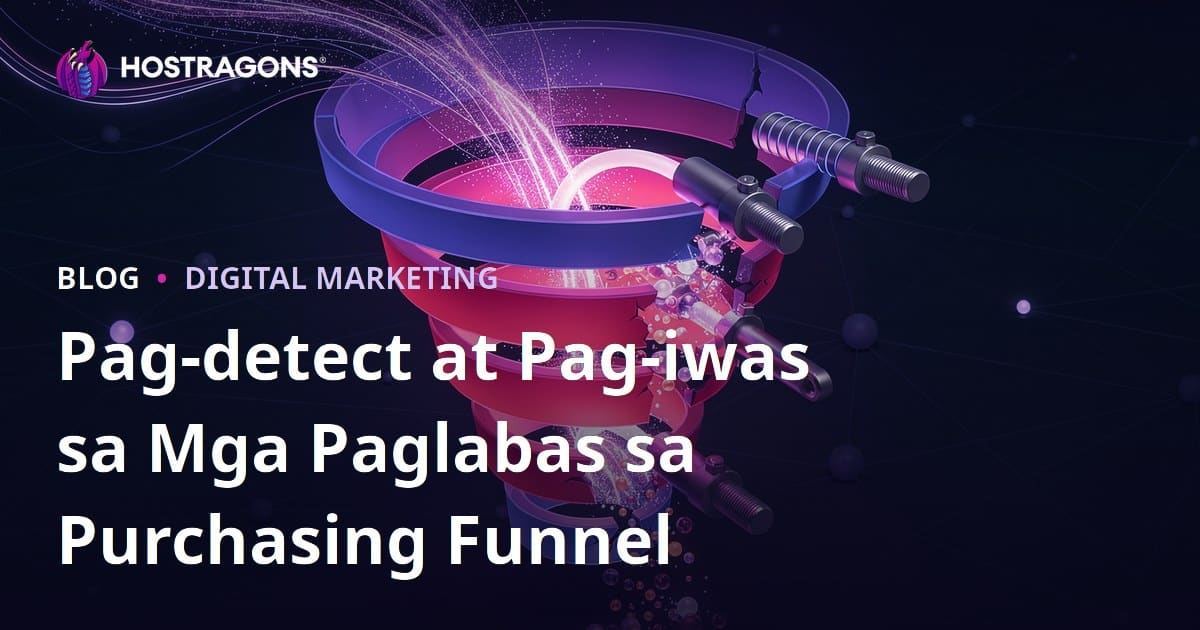 Pag-detect at Pag-iwas sa Mga Paglabas sa Purchasing Funnel
