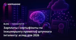 Зарплаты і сертыфікаты па інжынерынгу промптаў штучнага інтэлекту: агляд для 2026