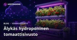 Vain älykästä hydroponista tomaatintuotantoa käsittelevän verkkosivuston perustamisopas
