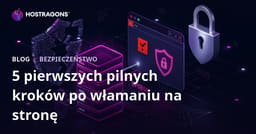 Pierwszy krok 5 do pilnej odbudowy, gdy strona zostanie zhakowana