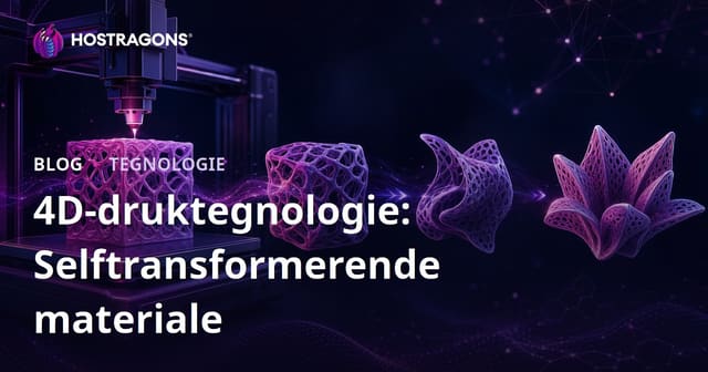 4D-druktegnologie: Selftransformerende materiale