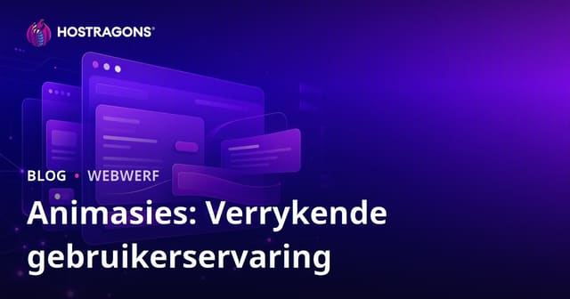 Animasies: Verrykende gebruikerservaring