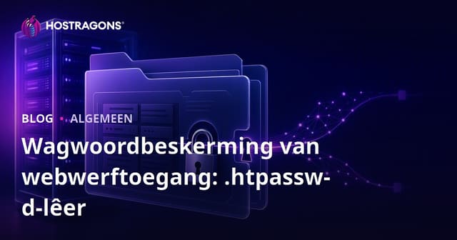 Wagwoordbeskerming van webwerftoegang: .htpasswd-lêer