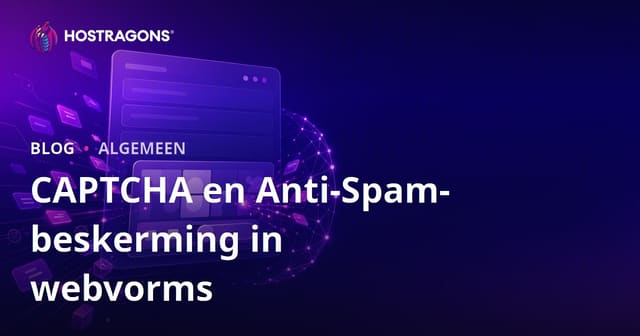 CAPTCHA en Anti-Spam-beskerming in webvorms
