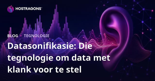 Datasonifikasie: Die tegnologie om data met klank voor te stel