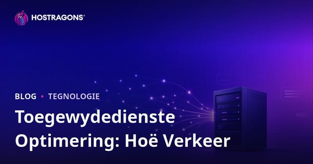Optimalisering van ’n Dedicated (gehuurde) bediener vir webwerwe met hoë verkeer