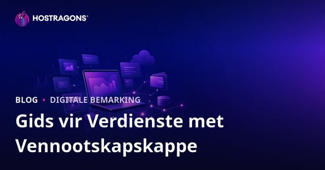 Geaffilieerde Bemarking Gids: Verdien Aanlyn Geld met Vennootskappe in 2026