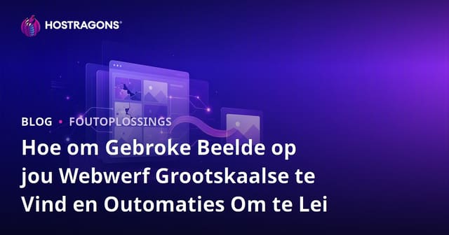 Hoe om Gebroke Beelde op jou Webwerf Grootskaalse te Vind en Outomaties Om te Lei