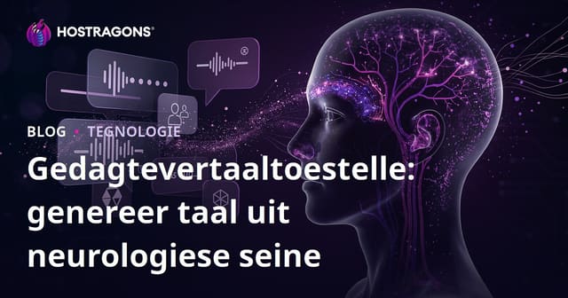 Gedagtevertaaltoestelle: genereer taal uit neurologiese seine