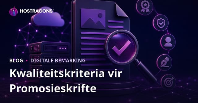 Gehalte Kriteria vir die Plasing van Geborgde Artikels – Volledige Kontrolelys