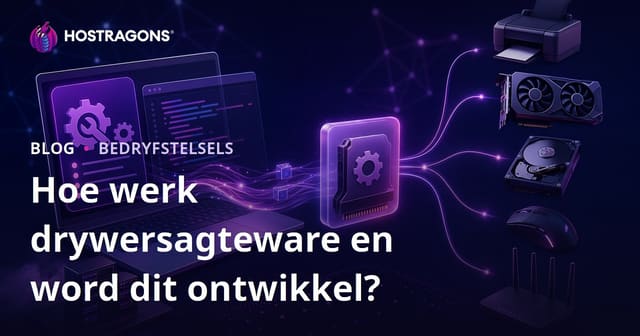 Hoe werk drywersagteware en word dit ontwikkel?