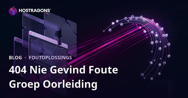 "Hoe Om 404 Foutbladsye Gesamentlik te Herlei (SEO Gids vir Webhosting)"