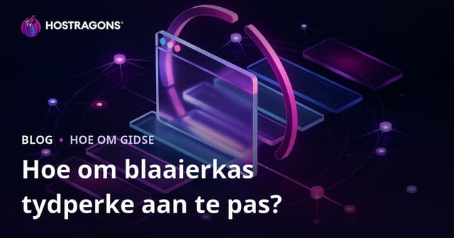 Hoe stel ek die duur van die blaaierkasgeheue in?