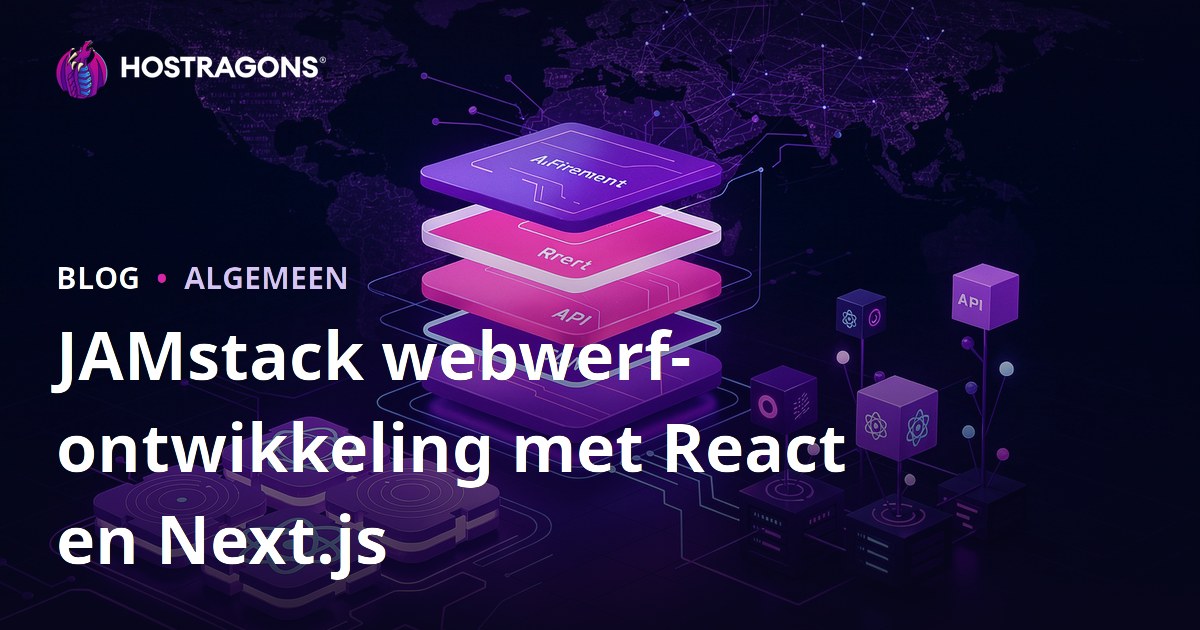 JAMstack webwerf-ontwikkeling met React en Next.js