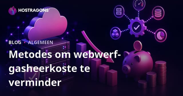 Metodes om webwerf-gasheerkoste te verminder