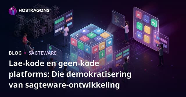 Lae-kode en geen-kode platforms: Die demokratisering van sagteware-ontwikkeling