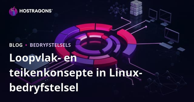 Loopvlak- en teikenkonsepte in Linux-bedryfstelsel