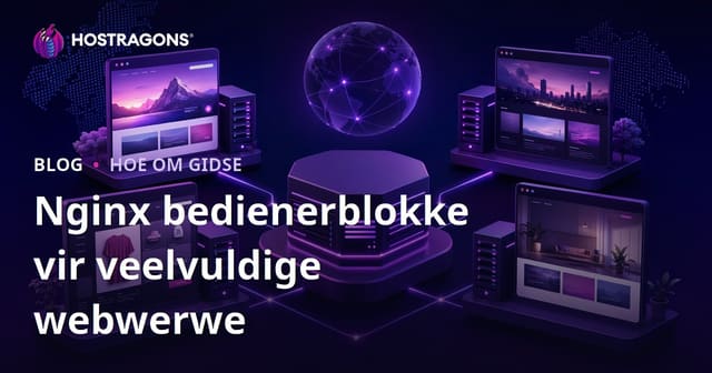 Nginx Bedienerblokke: Hoe om Verskeie Webwerwe op ’n VPS te Host in Afrikaans