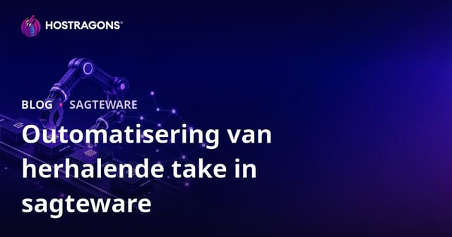 Outomatisering van herhalende take in sagteware