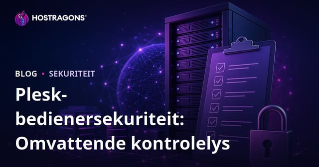Plesk-bedienersekuriteit: Omvattende kontrolelys