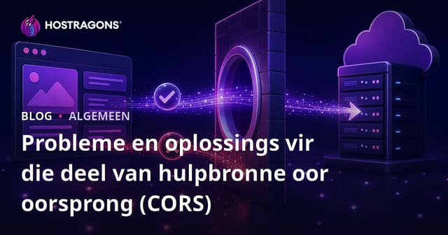 Probleme en oplossings vir die deel van hulpbronne oor oorsprong (CORS)