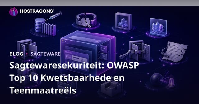 Sagtewaresekuriteit: OWASP Top 10 Kwetsbaarhede en Teenmaatreëls