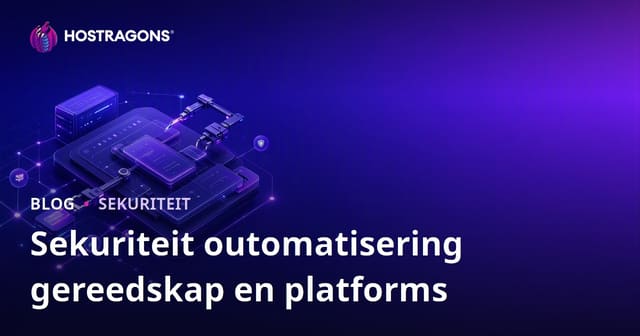 Sekuriteit outomatisering gereedskap en platforms