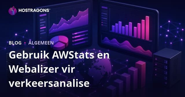 Gebruik AWStats en Webalizer vir verkeersanalise