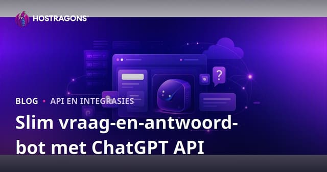 Voeg 'n Slim Vraag-en-Antwoord Bot by jou webwerf met die ChatGPT API