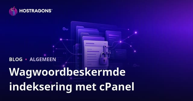 Wagwoordbeskermde indeksering met cPanel