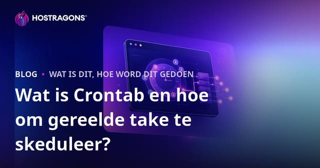 Wat is Crontab en hoe kan jy gereelde take skeduleer?