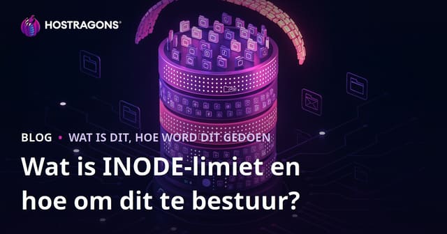 Wat is INODE-limiet en hoe om dit te bestuur?